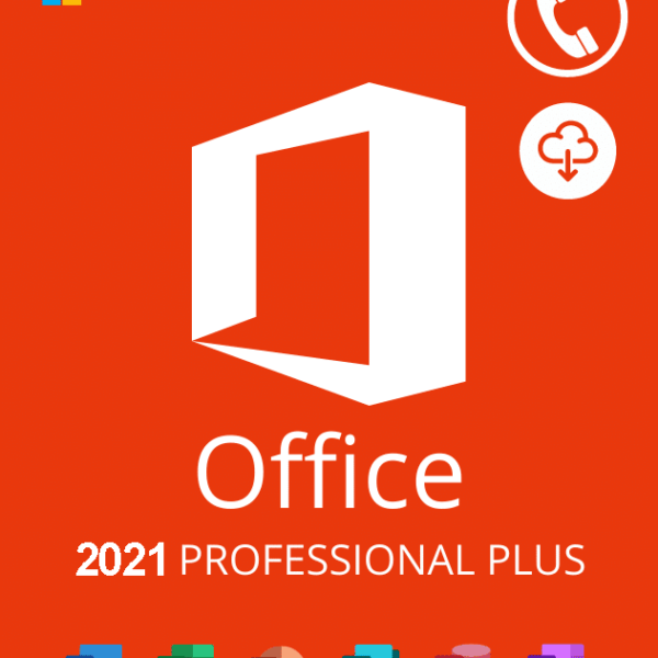 Microsoft Office Pro plus 2021 product key License digital By Phone