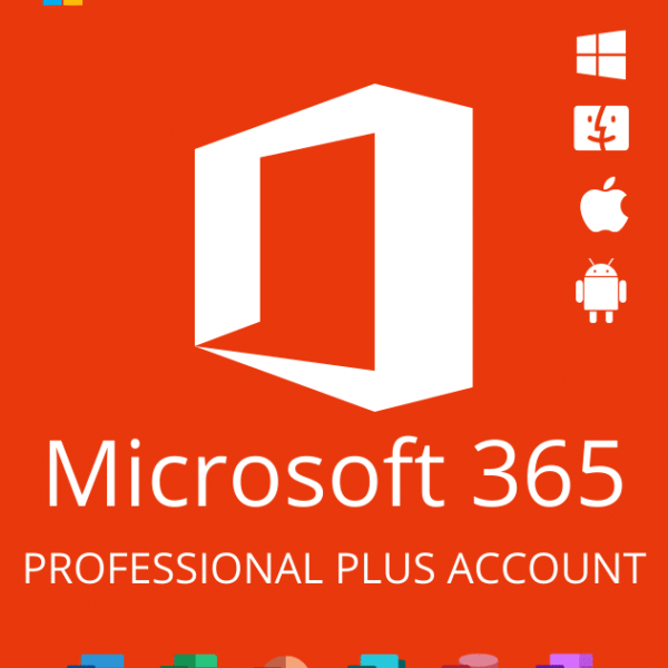 Microsoft Office 365 professional  5 PC – Digital License Product key Account